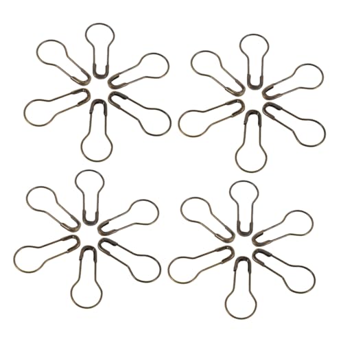 Gogogmee 1000 Stück Teiliges Metall Sicherheitsnadeln Kleine Kürbisform Rostfreie Clips für Kleidungsetiketten DIY Handwerk Stoffbefestigung Vielseitig für Nähen und Basteln von Gogogmee
