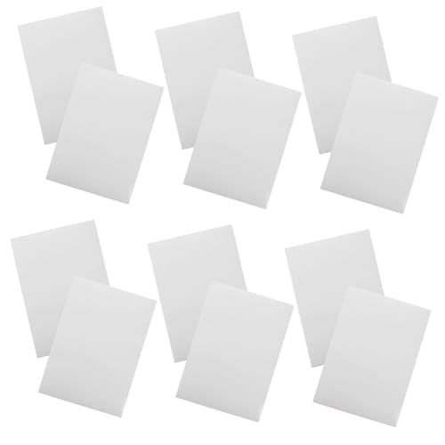 Gogogmee 100Blätter Bedruckbare Leere Aufkleber Etiketten Selbstklebendes Papier für Drucker Mattes Etikettenpapier für Kleine und Große Sticker für Büro Schule und Zuhause von Gogogmee