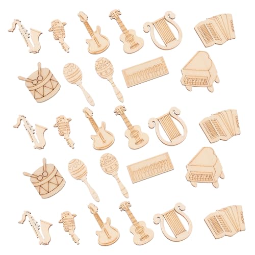 Gogogmee 100Stücke DIY Holzscheiben für Musikinstrumente Unbehandelte Holzplatten für Kreative Bastelprojekte zum Zeichnen und Färben Vielseitige Holzdeko für Musiknoten Gogogmee 100Stücke DIY Holzscheiben für Musikinstrumente Unbehandelte Holzplatten für Kreative Bastelprojekte zum Zeichnen und Färben Vielseitige Holzdeko für Musiknoten von Gogogmee