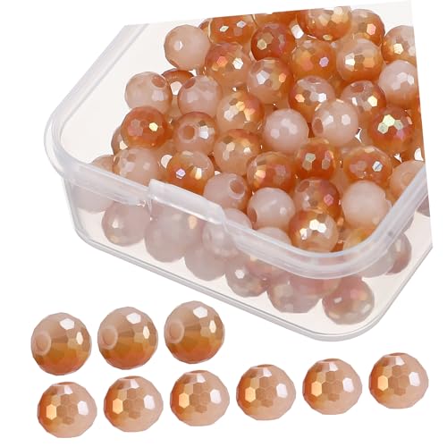 Gogogmee 100Stücke Facettierte Glasperlen für DIY Schmuckherstellung Kristallperlen mit Glänzender Oberfläche zum Auffädeln für Armbänder und Bastelbedarf Gogogmee 100Stücke Facettierte Glasperlen für DIY Schmuckherstellung Kristallperlen mit Glänzender Oberfläche zum Auffädeln für Armbänder und Bastelbedarf von Gogogmee