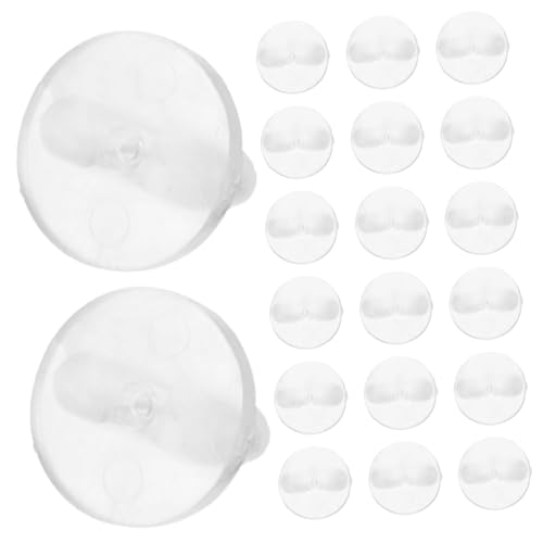 Gogogmee 100Stücke PVC Rückseiten für Emaillestifte Sichere Stiftverschlüsse für DIY Bastelprojekte Geeignet für Anstecknadeln Broschen und Schmuckherstellung von Gogogmee