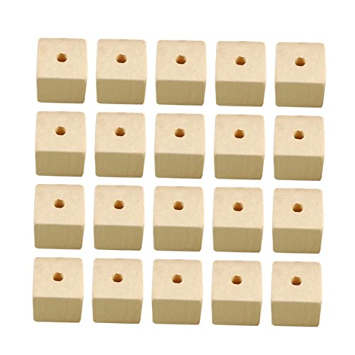 Gogogmee 100Stücke Quadratische Holzperlen für DIY Schmuckherstellung Handgemachte Bastelperlen Zubehör für Armbänder Ketten und Kreative Projekte Gogogmee 100Stücke Quadratische Holzperlen für DIY Schmuckherstellung Handgemachte Bastelperlen Zubehör für Armbänder Ketten und Kreative Projekte von Gogogmee