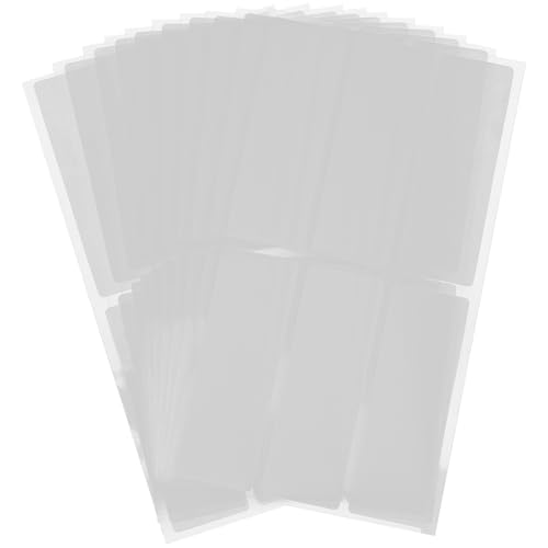 Gogogmee 10Blätter Selbstklebende Aufkleber Klassifizierte Etiketten für Büro und Zuhause Hochwertige Papieraufkleber mit Platz für Beschriftungen Etiketten pro Packungmittel von Gogogmee