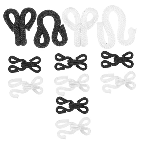 Gogogmee 10Paare Nähhaken und Augenverschluss Metall Nylon Haken für Kleidung Schmuck und DIY Projekte Robust und Langlebig für Näharbeiten Gogogmee 10Paare Nähhaken und Augenverschluss Metall Nylon Haken für Kleidung Schmuck und DIY Projekte Robust und Langlebig für Näharbeiten von Gogogmee