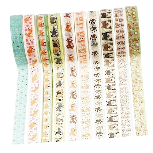 Gogogmee 10Rollen Washi Tape Set Dekoratives Klebeband Umweltfreundlichem für DIY Scrapbooking und Journaling mit Bezaubernden Mustern und Einfacher Handhabung Gogogmee 10Rollen Washi Tape Set Dekoratives Klebeband Umweltfreundlichem für DIY Scrapbooking und Journaling mit Bezaubernden Mustern und Einfacher Handhabung von Gogogmee