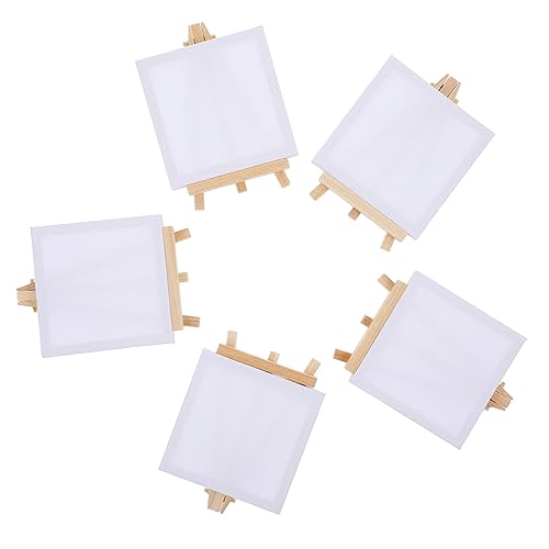 Gogogmee 10Sätze Mini Staffelei mit Holzrahmen für Öl und Acrylmalerei für Künstler und Bastler Vielseitig Einsetzbar für Kreative Projekte Gogogmee 10Sätze Mini Staffelei mit Holzrahmen für Öl und Acrylmalerei für Künstler und Bastler Vielseitig Einsetzbar für Kreative Projekte von Gogogmee