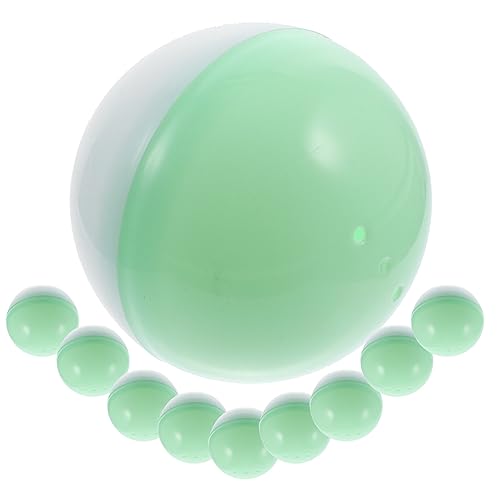 Gogogmee 10Stücke Befüllbare Transparente Kunststoffbälle für DIY Runde Aufbewahrungsboxen für Süßigkeiten Ostereier und für Hochzeiten von Gogogmee