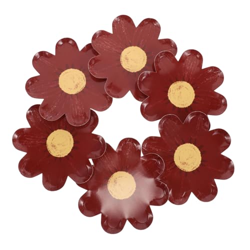 Gogogmee 10Stücke Blumenförmige Pappteller Boho Partyzubehör für Geburtstagsfeiern Babypartys Frühlings Sommerdekorationen Kinderfreundlich Gogogmee 10Stücke Blumenförmige Pappteller Boho Partyzubehör für Geburtstagsfeiern Babypartys Frühlings Sommerdekorationen Kinderfreundlich von Gogogmee