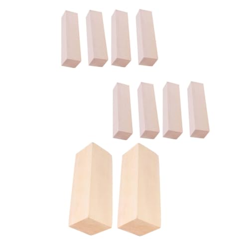 Gogogmee 10Stücke DIY Holzblöcke Ungeschliffene Lindenholzplatten für Kreative Bastelprojekte für Schnitzarbeiten und Deko Gogogmee 10Stücke DIY Holzblöcke Ungeschliffene Lindenholzplatten für Kreative Bastelprojekte für Schnitzarbeiten und Deko von Gogogmee