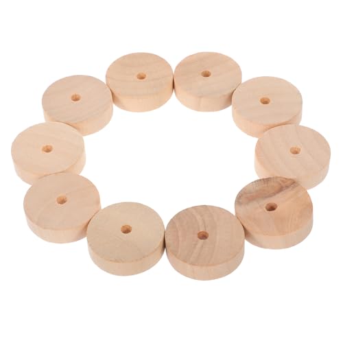 Gogogmee 10Stücke Holzräder für Bastelprojekte Runde Holzräder Robust und Vielseitig Einsetzbar für DIY und Kreative Handwerksideen Gogogmee 10Stücke Holzräder für Bastelprojekte Runde Holzräder Robust und Vielseitig Einsetzbar für DIY und Kreative Handwerksideen von Gogogmee