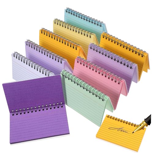 Gogogmee 10Stücke Kleine Spiral Notizbücher Karteikarten für Schule und Büro für Studiennotizen Inspirationsaufzeichnungen und Arbeitsnotizen Leicht zu Handhaben Gogogmee 10Stücke Kleine Spiral Notizbücher Karteikarten für Schule und Büro für Studiennotizen Inspirationsaufzeichnungen und Arbeitsnotizen Leicht zu Handhaben von Gogogmee