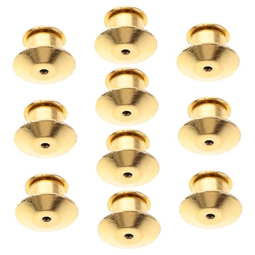 Gogogmee 10Stücke Metall Sicherungsstifte Flache Pin Rückseiten Verriegelungssysteme Einfache Anbringung kein Werkzeug Erforderlich für Anstecknadeln Broschen und Schmuck Vielseitig Gogogmee 10Stücke Metall Sicherungsstifte Flache Pin Rückseiten Verriegelungssysteme Einfache Anbringung kein Werkzeug Erforderlich für Anstecknadeln Broschen und Schmuck Vielseitig von Gogogmee