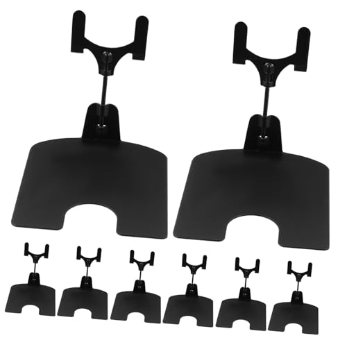 Gogogmee 10Stücke Tag Halter Schwarz Doppelte Clip Design für Supermarkt und Werbemittelanzeigen Wiederverwendbar Geeignet für Regale und Trennwände von Gogogmee
