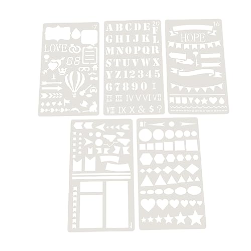 Gogogmee 10Stücke Teiliges DIY Malvorlagen Schablonen für Kreative Bastelprojekte Hohlmandala Designs für Erwachsene Wiederverwendbare Schablonen zum Malen und Dekorieren von Gogogmee