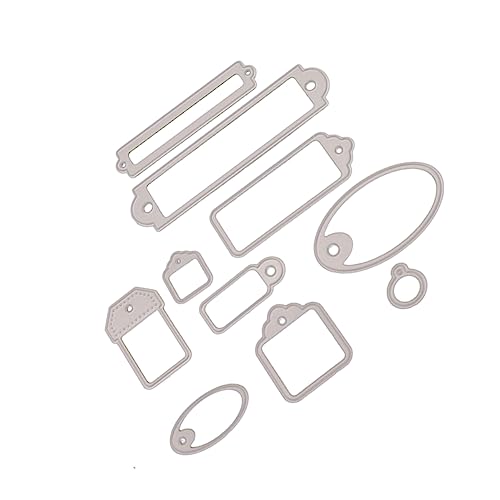 Gogogmee 10Stücke Teiliges Set Stanzformen Metall für DIY Scrapbooking Kartenherstellung und Albumdekoration Prägeschablonen für Kreative Bastelprojekte für und Hochzeiten von Gogogmee