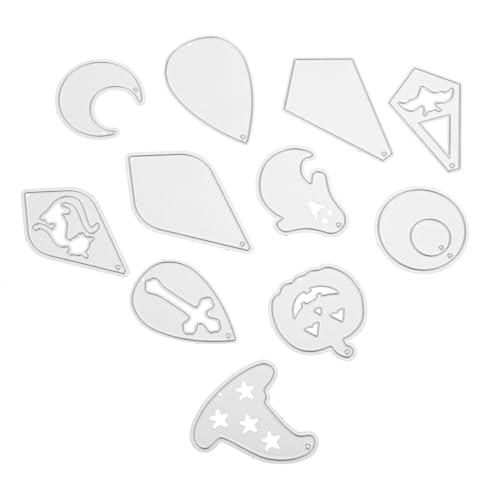 Gogogmee 11 Stk. Teiliges Halloween Ohrring Schneidwerkzeug aus Carbonstahl DIY Ohrring Stanzformen für Leder Papier Handgefertigte Schmuckherstellung Präzise Schnittformen für Damen Gogogmee 11 Stk. Teiliges Halloween Ohrring Schneidwerkzeug aus Carbonstahl DIY Ohrring Stanzformen für Leder Papier Handgefertigte Schmuckherstellung Präzise Schnittformen für Damen von Gogogmee