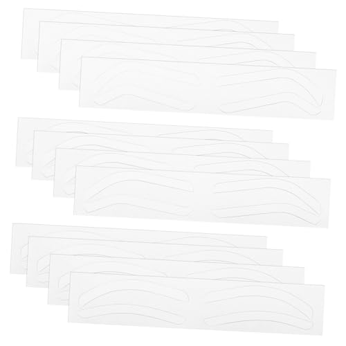 Gogogmee 12 Blatt Einweg Augenbrauen Schablonen Aufkleber Papier Stencils Weich Sicher Symmetrisch Formen für Make up Anfänger und Profis Reisefreundlich Gogogmee 12 Blatt Einweg Augenbrauen Schablonen Aufkleber Papier Stencils Weich Sicher Symmetrisch Formen für Make up Anfänger und Profis Reisefreundlich von Gogogmee