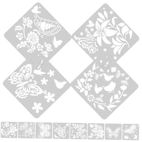 Gogogmee 12 Blatt Teiliges Schmetterling Schablonen für Wandbemalung Wiederverwendbare DIY Malvorlagen Verschiedenen Motiven für Möbel Fenster Dekoration Gogogmee 12 Blatt Teiliges Schmetterling Schablonen für Wandbemalung Wiederverwendbare DIY Malvorlagen Verschiedenen Motiven für Möbel Fenster Dekoration von Gogogmee