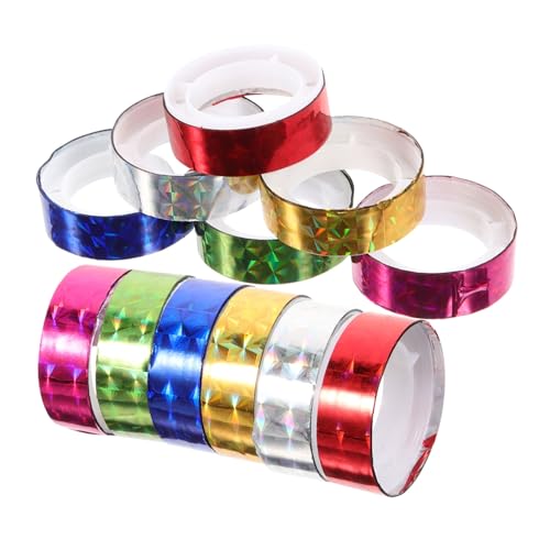 Gogogmee 12 Rollen Farbiges Dekoratives Scrapbook Klebeband Buntes DIY Journal Tape mit Holografischen Quadraten Vielseitig Einsetzbar für Tagebücher Geschenke Bastelarbeiten und Kreative Gogogmee 12 Rollen Farbiges Dekoratives Scrapbook Klebeband Buntes DIY Journal Tape mit Holografischen Quadraten Vielseitig Einsetzbar für Tagebücher Geschenke Bastelarbeiten und Kreative von Gogogmee