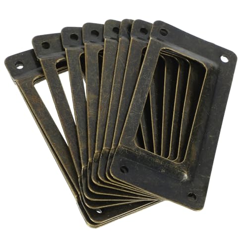 Gogogmee 12 Stück Antike Etikettenrahmen Robuste Kartenhalter für Schränke und Möbel Vintage Design für Büro und Heimdekoration Gogogmee 12 Stück Antike Etikettenrahmen Robuste Kartenhalter für Schränke und Möbel Vintage Design für Büro und Heimdekoration von Gogogmee