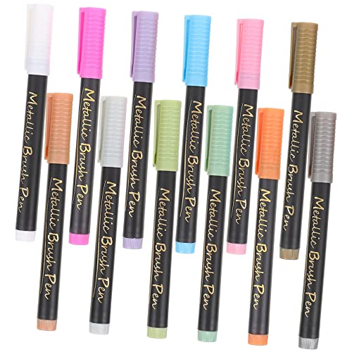 Gogogmee 12 Stück Bunte Marker Stifte Set Teilig Wasserbasierte Ergonomisches Design Zeichnen Malen Markieren und von Gogogmee