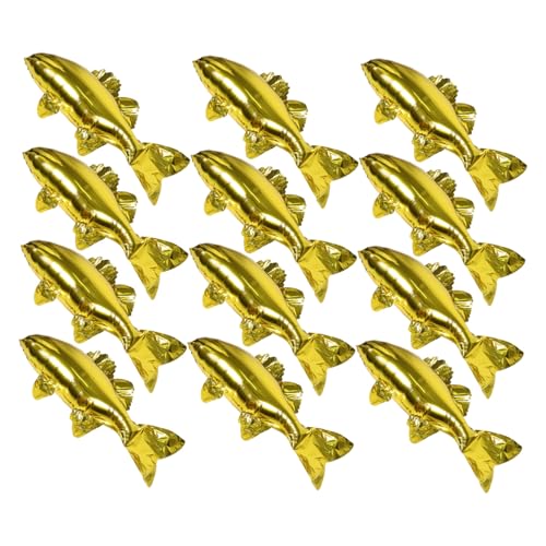Gogogmee 12 Stück Große Goldfisch Folienballons aus Aluminiumfolie Robuste Nautische Partydekoration Spielerisches Fischdesign für Kindergeburtstag Sommerliche Unterwasser und Strandparty Gogogmee 12 Stück Große Goldfisch Folienballons aus Aluminiumfolie Robuste Nautische Partydekoration Spielerisches Fischdesign für Kindergeburtstag Sommerliche Unterwasser und Strandparty von Gogogmee