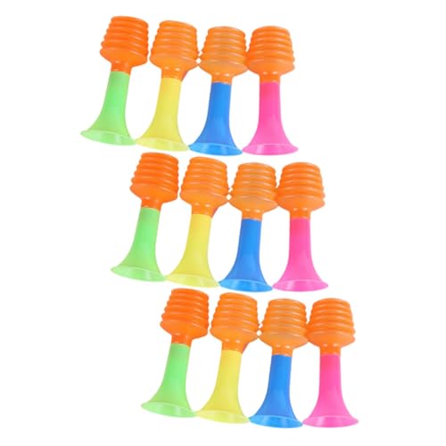 Gogogmee 12 Stück Mini -Horn -spielsachen Lustige Spielzeugtrompete Krachmacher Für Sportveranstaltungen Kleinkindspielzeug Musikspielzeug Fußballparty Bevorzugt Party-Horn PVC von Gogogmee