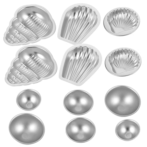 Gogogmee 12 Stück Teiliges Aluminium Badekugel Formen DIY Badebomben Moulds für Seifenherstellung Langlebig und Einfach zu Bedienen für Zuhause und Profis von Gogogmee