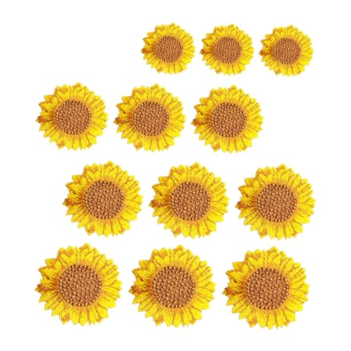 Gogogmee 12 Stück Teiliges Bestickter Sonnenblumen patches zum Aufbügeln Vielseitige Applikationen für Kleidung Taschen Hüte DIY mode Hitzebeständig Reparatur Dekorationsfähig Gogogmee 12 Stück Teiliges Bestickter Sonnenblumen patches zum Aufbügeln Vielseitige Applikationen für Kleidung Taschen Hüte DIY mode Hitzebeständig Reparatur Dekorationsfähig von Gogogmee