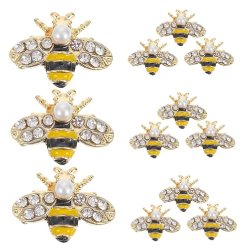 Gogogmee 12 Stück Teiliges Bienen Nail Art Charms aus Langlebiger Legierung Strahlende Strassstein Verzierung Einzigartiges Nagelschmuck Zubehör für Stilvolle DIY Nageldesigns Gogogmee 12 Stück Teiliges Bienen Nail Art Charms aus Langlebiger Legierung Strahlende Strassstein Verzierung Einzigartiges Nagelschmuck Zubehör für Stilvolle DIY Nageldesigns von Gogogmee