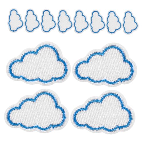 Gogogmee 12 Stück Teiliges Bügelflicken Wolkenform aus Besticktem Strapazierfähigem Stoff Einfache DIY Anwendung für Jeans Jacken Rucksäcke Dekorative Wolkenapplikationen zum Aufbügeln Gogogmee 12 Stück Teiliges Bügelflicken Wolkenform aus Besticktem Strapazierfähigem Stoff Einfache DIY Anwendung für Jeans Jacken Rucksäcke Dekorative Wolkenapplikationen zum Aufbügeln von Gogogmee
