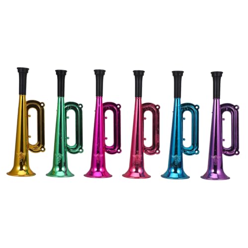 Gogogmee 12 Stück Teiliges Buntes Kunststoff stadionhorn Tragbares Lautes Horn als Partyzubehör und Cheerleader Instrument für Sportveranstaltungen und Feierlichkeiten Gogogmee 12 Stück Teiliges Buntes Kunststoff stadionhorn Tragbares Lautes Horn als Partyzubehör und Cheerleader Instrument für Sportveranstaltungen und Feierlichkeiten von Gogogmee