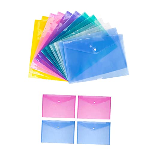 Gogogmee 12 Stück Teiliges Dokumentenmappe Blau Transparent Reißfest und Wasserabweisend mit Praktischem Druckknopfverschluss als Büro und Aktenordner für Sicheres Aufbewahren Wichtiger Gogogmee 12 Stück Teiliges Dokumentenmappe Blau Transparent Reißfest und Wasserabweisend mit Praktischem Druckknopfverschluss als Büro und Aktenordner für Sicheres Aufbewahren Wichtiger von Gogogmee