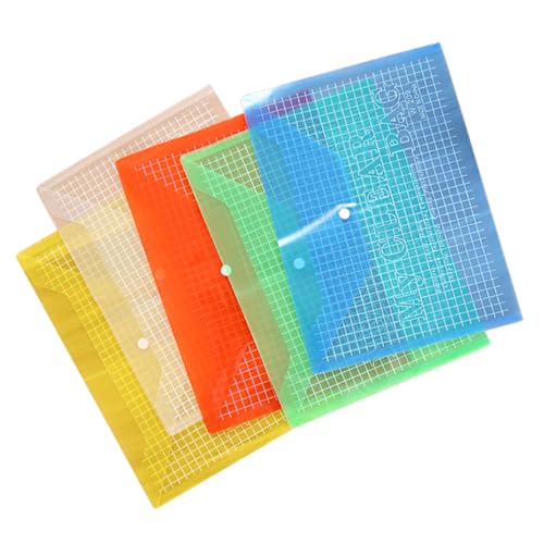 Gogogmee 12 Stück Teiliges Dokumentenmappe Transparenter Wasserdichter PP Ordner mit Druckknopf Verschluss Leichter Reißfester Büro und Schul Organizer für Zuhause und Gogogmee 12 Stück Teiliges Dokumentenmappe Transparenter Wasserdichter PP Ordner mit Druckknopf Verschluss Leichter Reißfester Büro und Schul Organizer für Zuhause und von Gogogmee