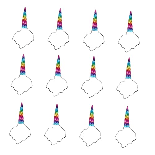 Gogogmee 12 Stück Teiliges Haarreif Einhorn Regenbogenfarben Leicht Langlebig Sicher Mädchen Haarschmuck für Party Fasching Karneval Geschenk Gogogmee 12 Stück Teiliges Haarreif Einhorn Regenbogenfarben Leicht Langlebig Sicher Mädchen Haarschmuck für Party Fasching Karneval Geschenk von Gogogmee