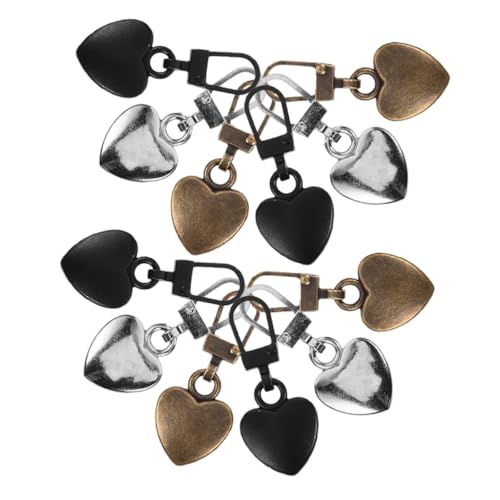 Gogogmee 12 Stück Teiliges Herz Metall Zipper Pulls Abnehmbare Robuste Reißverschluss Schieber Metall Ersatz für Kleidung Taschen Schuhe Gepäck Kompatibel mit Kleinen Löchern Vielseitig Gogogmee 12 Stück Teiliges Herz Metall Zipper Pulls Abnehmbare Robuste Reißverschluss Schieber Metall Ersatz für Kleidung Taschen Schuhe Gepäck Kompatibel mit Kleinen Löchern Vielseitig von Gogogmee