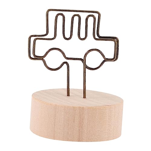 Gogogmee 12 Stück Teiliges Memo Clip aus Holz und Stabile Tischkartenhalter und Fotohalter für Büro Restaurant Zuhause Kreative Karten und Notizständer von Gogogmee