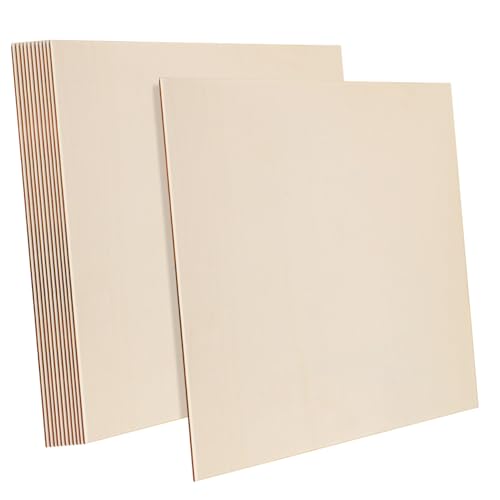 Gogogmee 12 Stück Teiliges Quadratische Holzplatten aus Mehrlagigem Sperrholz Unlackierte Blanko Holzbretter für Gravur Malerei Basteln und Vielseitige DIY Projekte Gogogmee 12 Stück Teiliges Quadratische Holzplatten aus Mehrlagigem Sperrholz Unlackierte Blanko Holzbretter für Gravur Malerei Basteln und Vielseitige DIY Projekte von Gogogmee