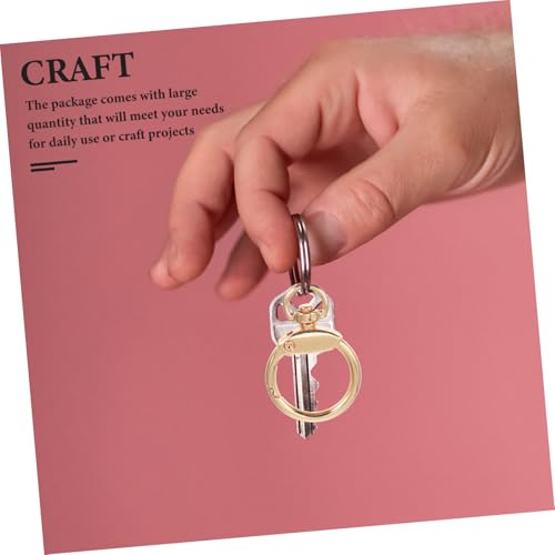 Gogogmee 12 Stück Teiliges Runde Metall Schlüsselringe O Ringe mit Federbelastetem Karabinerclip Goldfarben Robust für Schlüsselanhänger DIY Bastelarbeiten Auto Schlüssel Zubehör Gogogmee 12 Stück Teiliges Runde Metall Schlüsselringe O Ringe mit Federbelastetem Karabinerclip Goldfarben Robust für Schlüsselanhänger DIY Bastelarbeiten Auto Schlüssel Zubehör von Gogogmee