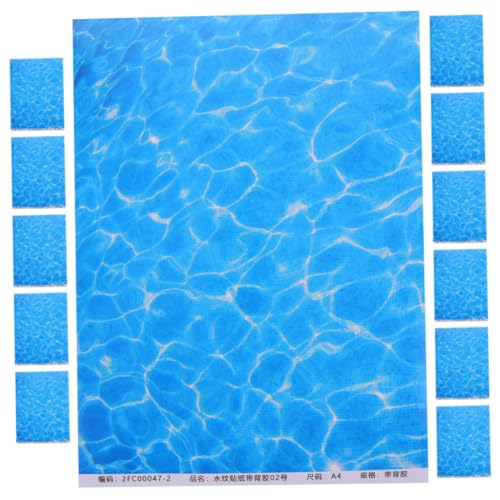 Gogogmee 12 Stück Teiliges Selbstklebende Scrapbook Papiere mit Perlmuttartigem Wasserwellen Ozeanisches Texturmuster Geeignet für Klassenzimmer Büro Partys und DIY Dekorationen Gogogmee 12 Stück Teiliges Selbstklebende Scrapbook Papiere mit Perlmuttartigem Wasserwellen Ozeanisches Texturmuster Geeignet für Klassenzimmer Büro Partys und DIY Dekorationen von Gogogmee