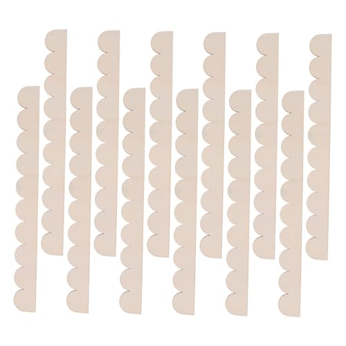 Gogogmee 12 Stück Teiliges Unvollendete Scalloped Holzbordüren aus Massivem Holz Natürliche Holzmaserung Robuste Dekorative Fensterleisten für DIY Wandregal Türrahmen Langlebige Gogogmee 12 Stück Teiliges Unvollendete Scalloped Holzbordüren aus Massivem Holz Natürliche Holzmaserung Robuste Dekorative Fensterleisten für DIY Wandregal Türrahmen Langlebige von Gogogmee