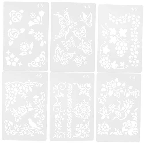 Gogogmee 12 Stück Teiliges von Malvorlagen für Praktische und Wiederverwendbare Schablonen für Diy Zeichnungen Gestaltung und Bildungszwecke Gogogmee 12 Stück Teiliges von Malvorlagen für Praktische und Wiederverwendbare Schablonen für Diy Zeichnungen Gestaltung und Bildungszwecke von Gogogmee
