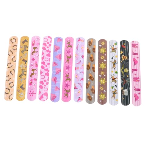 Gogogmee 12 Stück Western Themen Slap Armbänder für Lustige Party Elastisch und Sicher für Geburtstagsfeiern und Veranstaltungen Gogogmee 12 Stück Western Themen Slap Armbänder für Lustige Party Elastisch und Sicher für Geburtstagsfeiern und Veranstaltungen von Gogogmee
