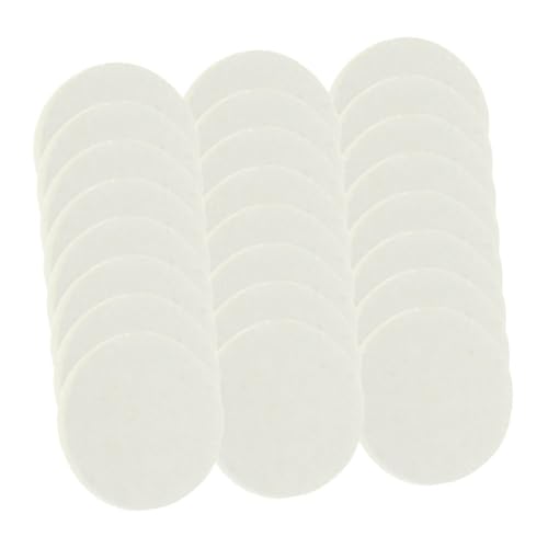 Gogogmee 120 Stück Aromatherapie Baumwoll Diffusor Pads Austauschbare Duftöl Nachfüllpads für Ätherische Öle Kompakte Aromatherapie Zubehör für Diffuser Anhänger und Raumduft Weiß von Gogogmee