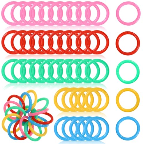 Gogogmee 120 Stück Binder Ringe Bunte Buchringe aus Robustem Kunststoff für Karteikarten Lose und Bürobedarf Innendurchmesser Rot Gelb Blau Grün Gogogmee 120 Stück Binder Ringe Bunte Buchringe aus Robustem Kunststoff für Karteikarten Lose und Bürobedarf Innendurchmesser Rot Gelb Blau Grün von Gogogmee