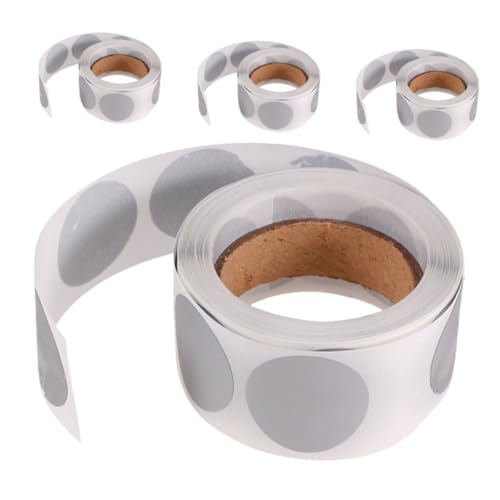 Gogogmee 1200 Stück Selbstklebende Rubbelaufkleber Rund Silber Metallic Beschichtung für DIY Rubbellose Party Klassenraum Belohnungen Zuverlässiger Halt Glatten Oberflächen Gogogmee 1200 Stück Selbstklebende Rubbelaufkleber Rund Silber Metallic Beschichtung für DIY Rubbellose Party Klassenraum Belohnungen Zuverlässiger Halt Glatten Oberflächen von Gogogmee