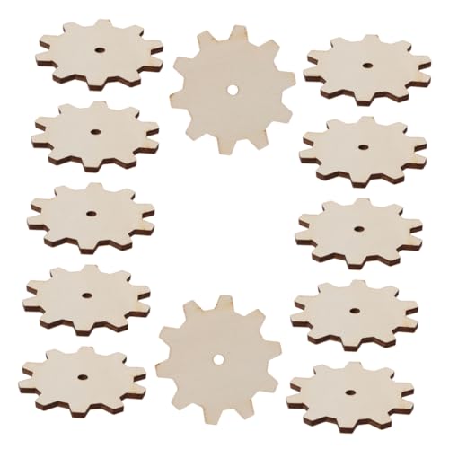 Gogogmee 12Stücke DIY Holz Schneeflocken Ornamente für Weihnachtsdekoration Rustikale Holzscheiben für Bastelprojekte Pädagogisches Motorik und Kreativität Gogogmee 12Stücke DIY Holz Schneeflocken Ornamente für Weihnachtsdekoration Rustikale Holzscheiben für Bastelprojekte Pädagogisches Motorik und Kreativität von Gogogmee