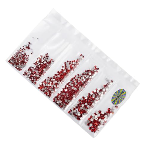 Gogogmee 1364 Stück Teiliges Nail Art Strasssteine in Rot Vielseitige Maniküre Dekoration Flache Glassteine in Verschiedenen Langlebiges Leichtes Nail Art Zubehör für Damen und Gogogmee 1364 Stück Teiliges Nail Art Strasssteine in Rot Vielseitige Maniküre Dekoration Flache Glassteine in Verschiedenen Langlebiges Leichtes Nail Art Zubehör für Damen und von Gogogmee