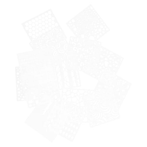 Gogogmee 14 Stück Teiliges Malvorlagen Kunststoff Wiederverwendbare Schablonen für Projekte für Wandgestaltung Scrapbooking und Diy Kunsthandwerk Gogogmee 14 Stück Teiliges Malvorlagen Kunststoff Wiederverwendbare Schablonen für Projekte für Wandgestaltung Scrapbooking und Diy Kunsthandwerk von Gogogmee