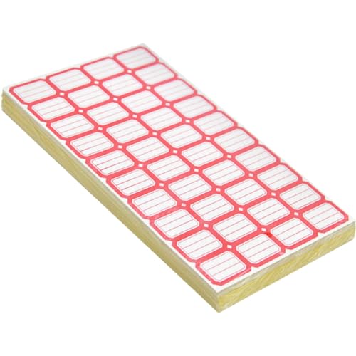 Gogogmee 140 Blatt Selbstklebende Etiketten Vielseitige Preisaufkleber für Büro und Heimorganisation Einfach zu Verwenden für Beschriftung von Flaschen und Aufbewahrung von Gogogmee